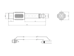 Bemero Audio-Adapter BA2102 Klinke 6,3mm male - Cinch