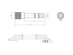 Bemero Audio-Adapter BA2001 Klinke 6,3mm male - Klinke 3,5mm female