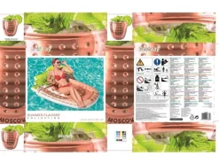 Bestway Luftmatratze Moscow Mule 173 x 160 cm