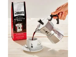 Bialetti Espressokocher Moka Express 2 Tassen, Silber