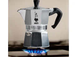 Bialetti Espressokocher Moka Express 1 Tassen, Silber