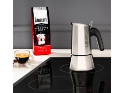 Bialetti Espressokocher Venus 6 Tassen, Silber