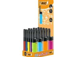 BIC Hybrid-Feuerzeug J38 Wand, Assortiert, 20er-Pack