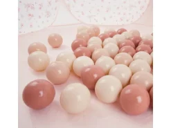 bieco Pop up Spielzelt und Bällebad Dots Rosa