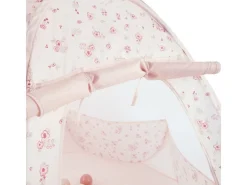 bieco Pop up Spielzelt und Bällebad Dots Rosa
