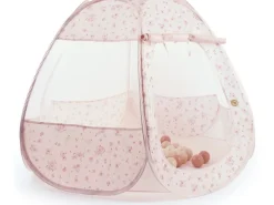 bieco Pop up Spielzelt und Bällebad Dots Rosa