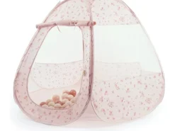 bieco Pop up Spielzelt und Bällebad Dots Rosa
