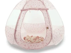 bieco Pop up Spielzelt und Bällebad Dots Rosa
