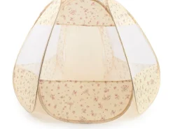 bieco Pop up Spielzelt und Bällebad Dots Gelb/rosa