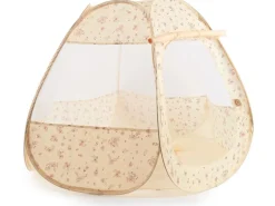 bieco Pop up Spielzelt und Bällebad Dots Gelb/rosa