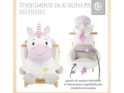 bieco Schaukelpferd Einhorn