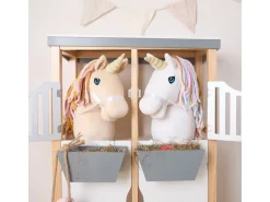 bieco Steckentier Einhorn Aurora Mehrfarbig/Beige