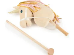 bieco Steckentier Einhorn Aurora Mehrfarbig/Beige