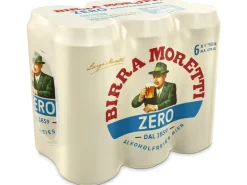 Birra Moretti Bier Zero 6 x 0.5 l