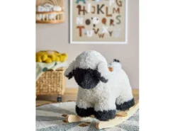 Bloomingville Schaukeltier Dolly Schaf Weiss
