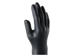 BoldMax Einweghandschuh Max Grip Nitril, M, Schwarz, 50 Stück