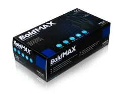 BoldMax Einweghandschuh Max Grip Nitril, M, Schwarz, 50 Stück