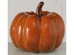 Boltze Aufsteller Kürbis Bego 13 x 11.5 cm, Orange