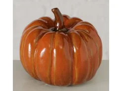 Boltze Aufsteller Kürbis Bego 13 x 11.5 cm, Orange