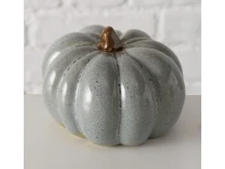 Boltze Aufsteller Kürbis Bego 10.5 x 7 cm, Grau