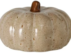 Boltze Aufsteller Kürbis Bego 9 x 6 cm, Beige