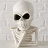 Boltze Aufsteller Skull 17 cm, Weiss
