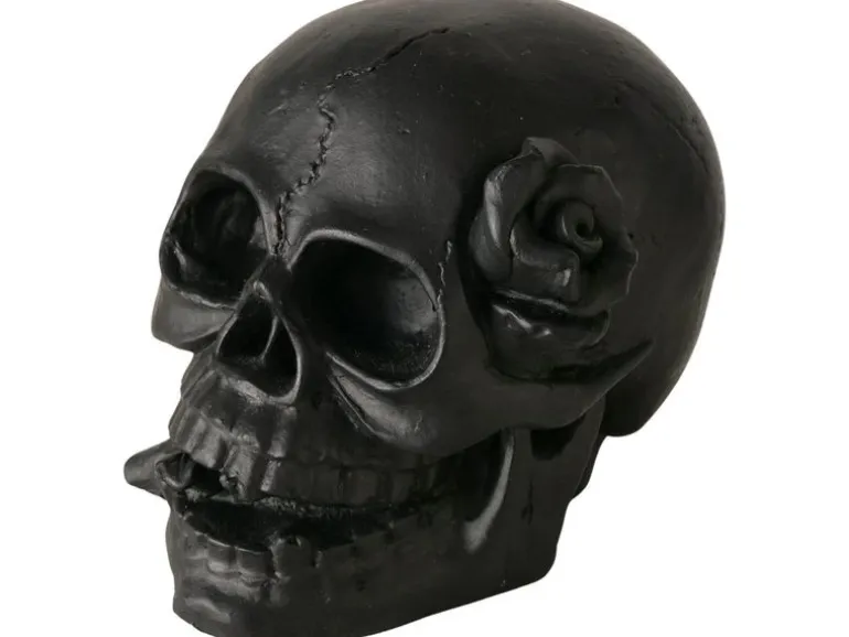 Boltze Aufsteller Skully 6.7 cm, Schwarz