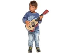 Bontempi Musikinstrument Holzgitarre 6 Saiten