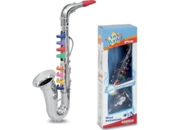 Bontempi Musikinstrument Saxophon mit 8 farbigen Tasten