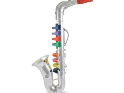 Bontempi Musikinstrument Saxophon mit 8 farbigen Tasten