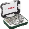 Bosch Schrauberbit- und Ratschen-Set, 26-teilig