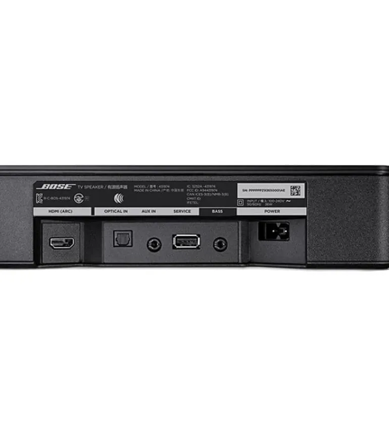 Bose TV-Lautsprecher kompakt mit Bluetooth und 100 W Schwarz