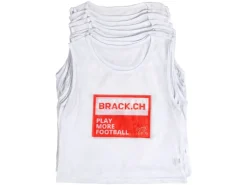 BRACK.CH Play More Football Trikots, Weiss