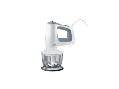 Braun Handmixer MultiMix 5 HM5137WH Grau/Weiss