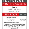 Braun Stabmixer MQ 55236M Pro Schwarz/Silber