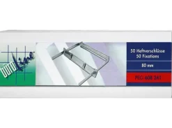 Büroline Heftverschluss Metall 8.2 cm, 50 Stück