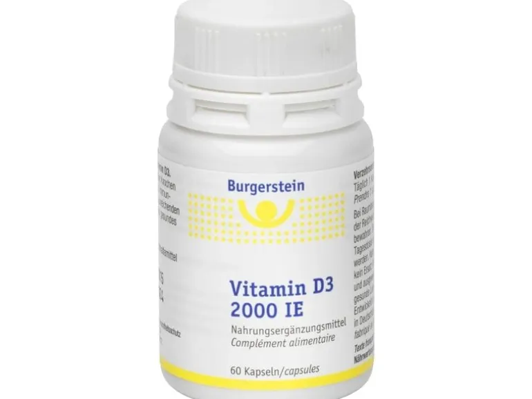 Burgerstein Kapsel Vitamin D3 2000 IE 60 Stück