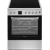 Candy Standherd CVE660MI/E, Schwarz/Silber