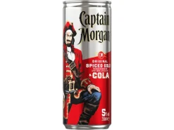 Captain Morgan Rum Spiced Gold & Cola 12 x 0.25 l
