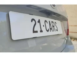 21CARS Kennzeichenhalterset Klick, Langformat, Schwarz