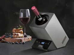 Caso WineCase One Inox Edelstahl silber/schwarz 72 W