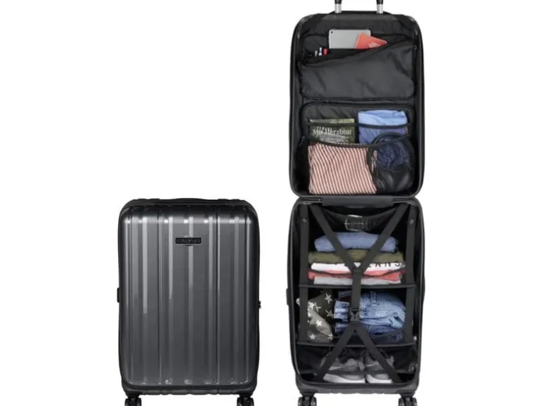 CASYRO Stand-Up Koffer Medium, 80L, Anthrazit