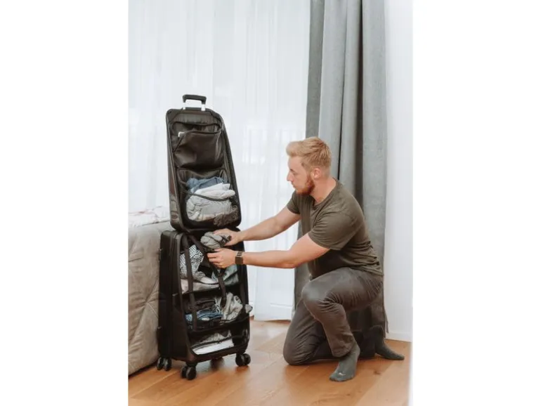 CASYRO Stand-Up Koffer Medium, 80L, Grau