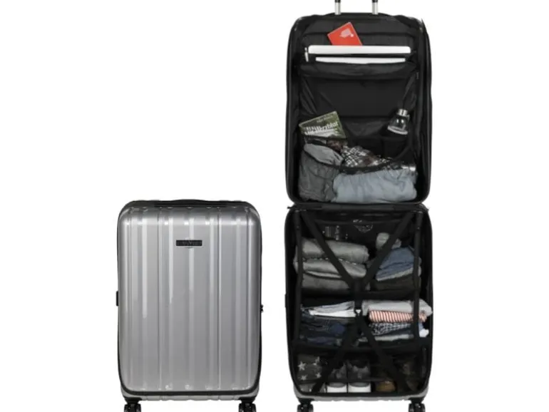 CASYRO Stand-Up Koffer Medium, 80L, Grau