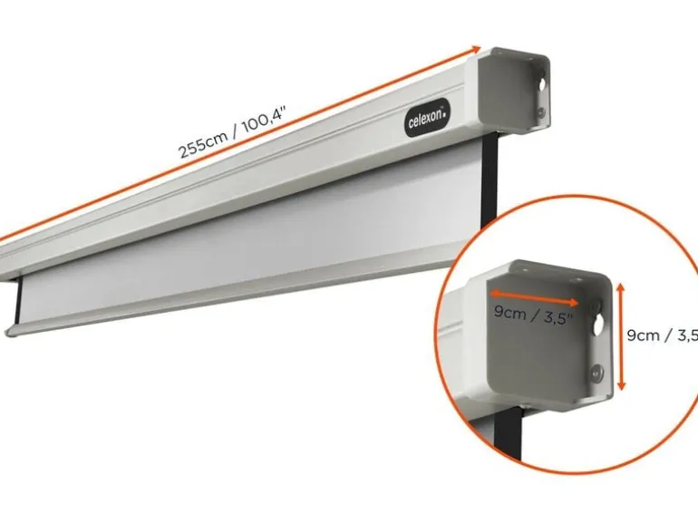 Celexon Motorleinwand Motor Professional 240x240cm 1:1