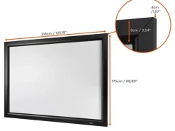 Celexon Rahmenleinwand HomeCinema Frame 300x169cm 16:9