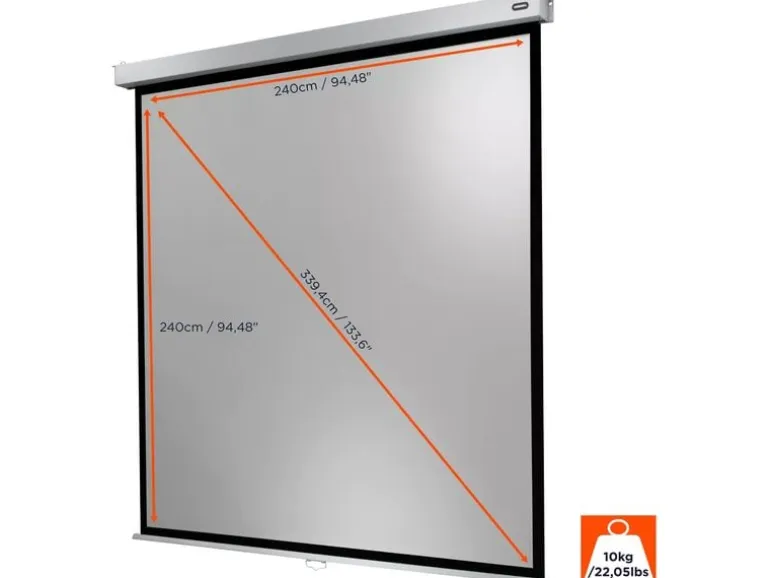 Celexon Rollo-Leinwand Professional Plus 240x240 cm 1:1