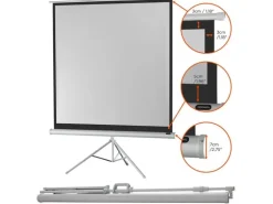 Celexon Stativleinwand Eco 184x184 cm 1:1 Weiss
