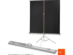 Celexon Stativleinwand Eco 184x184 cm 1:1 Weiss