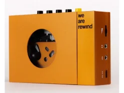 CE Portabler Kassettenspieler we are rewind Orange